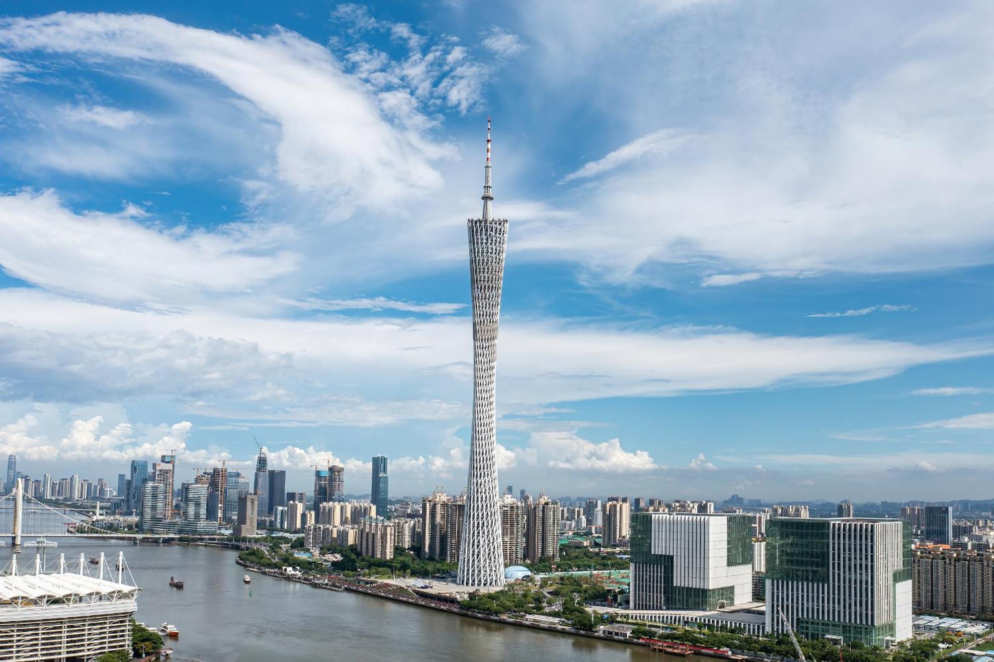 Yun Jin City View Hotel - Guangzhou Taikoo Hui Zhujiang New Town Tianhe Sports Center Ngoại thất bức ảnh