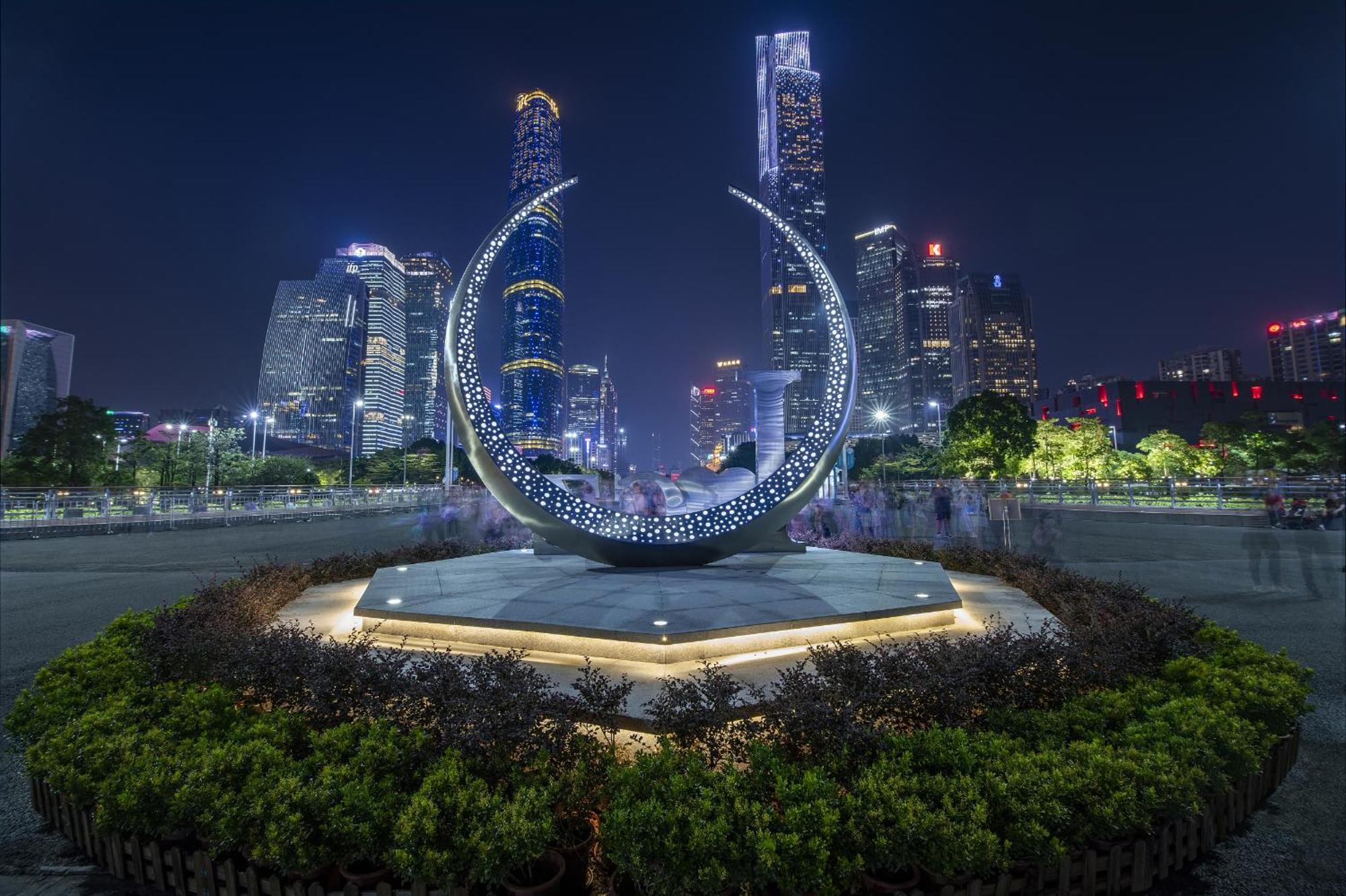 Yun Jin City View Hotel - Guangzhou Taikoo Hui Zhujiang New Town Tianhe Sports Center Ngoại thất bức ảnh