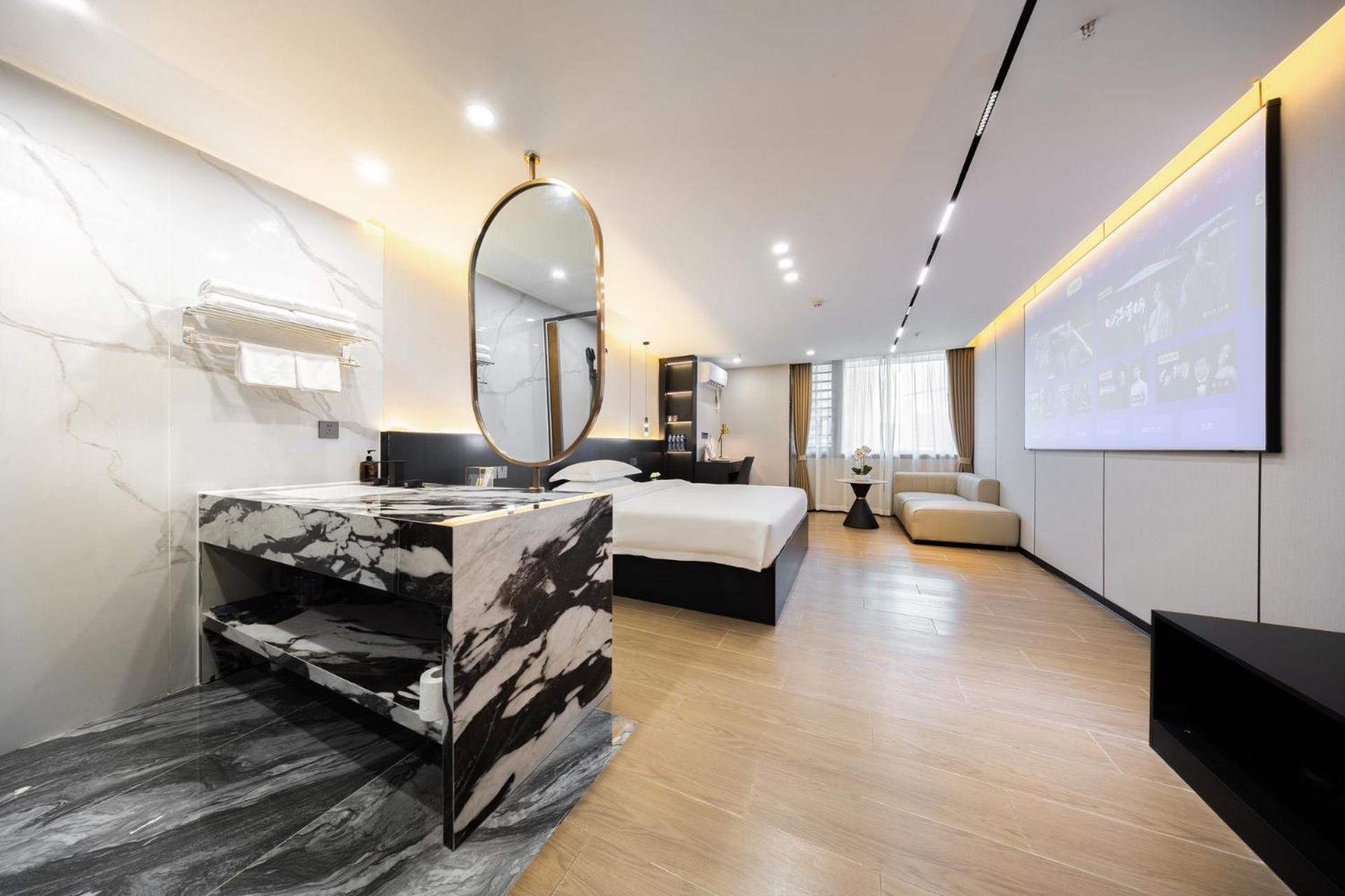 Yun Jin City View Hotel - Guangzhou Taikoo Hui Zhujiang New Town Tianhe Sports Center Ngoại thất bức ảnh