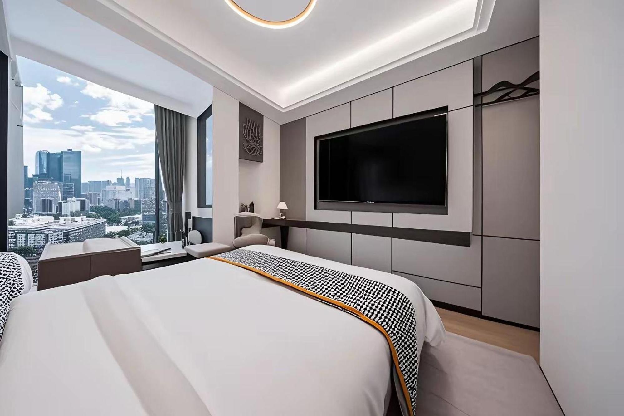 Yun Jin City View Hotel - Guangzhou Taikoo Hui Zhujiang New Town Tianhe Sports Center Ngoại thất bức ảnh