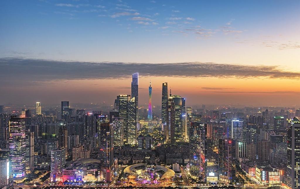 Yun Jin City View Hotel - Guangzhou Taikoo Hui Zhujiang New Town Tianhe Sports Center Ngoại thất bức ảnh